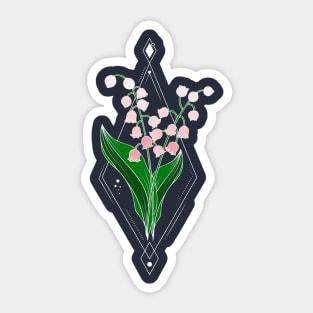 Lily of the valley Sticker